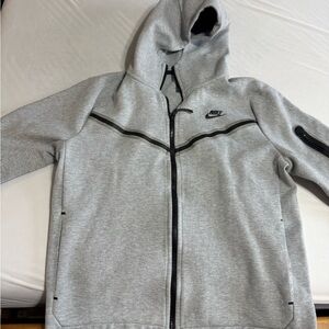 Nike Gray Zip-Up Hoodie